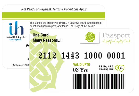 Passport lifestyle loyalty  Card